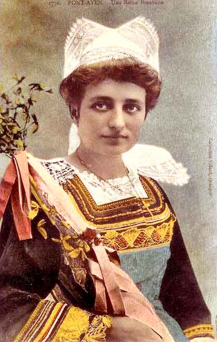 Henriette Hémon reine 1911 et 1912 des Fleurs d'Ajoncs