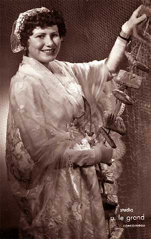 Nicole Biguais reine 1954