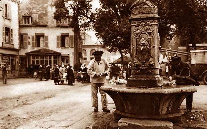 Fontaine actuellement en Ville Close